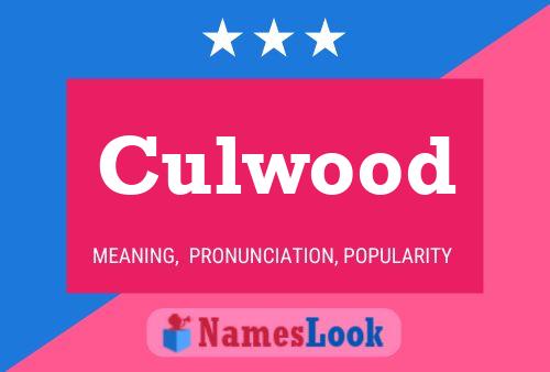 Poster del nome Culwood