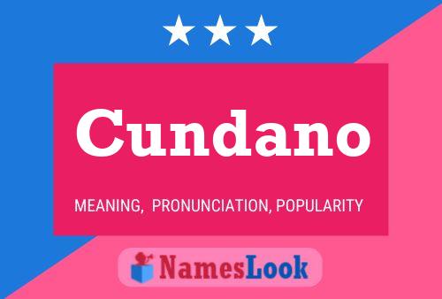 Poster del nome Cundano