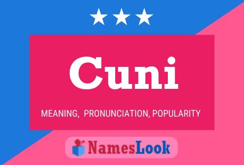 Poster del nome Cuni