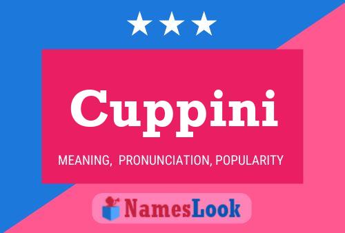 Poster del nome Cuppini