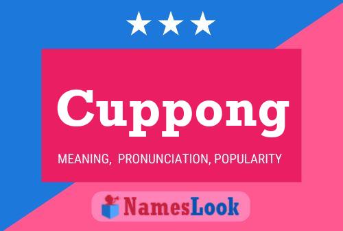 Poster del nome Cuppong