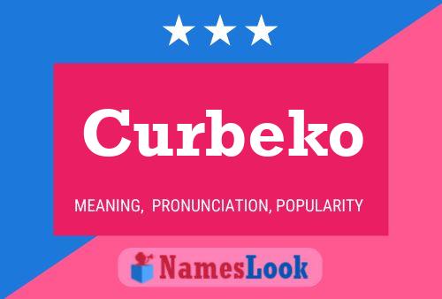 Poster del nome Curbeko