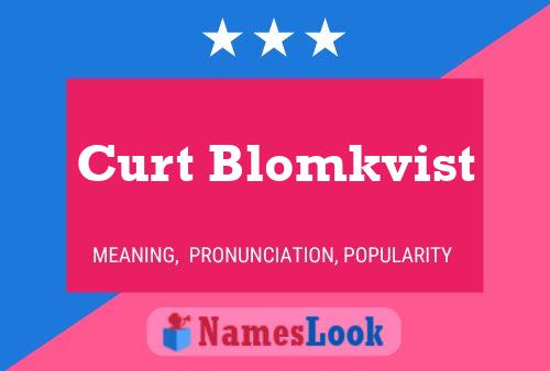 Poster del nome Curt Blomkvist