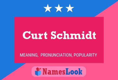 Poster del nome Curt Schmidt