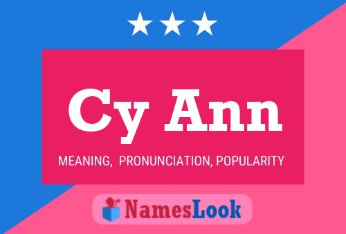 Poster del nome Cy Ann