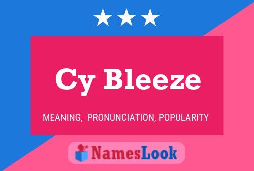 Poster del nome Cy Bleeze