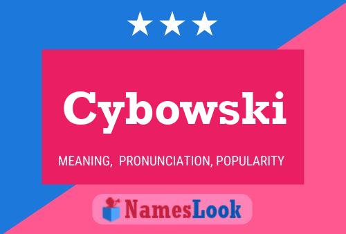 Poster del nome Cybowski