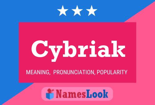 Poster del nome Cybriak