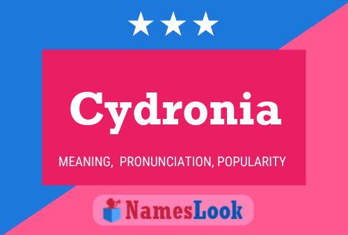 Poster del nome Cydronia