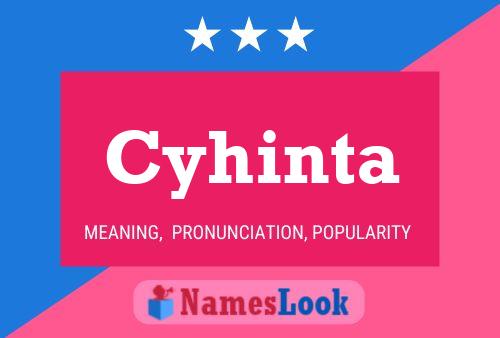 Poster del nome Cyhinta