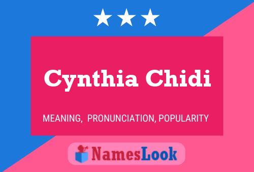 Poster del nome Cynthia Chidi