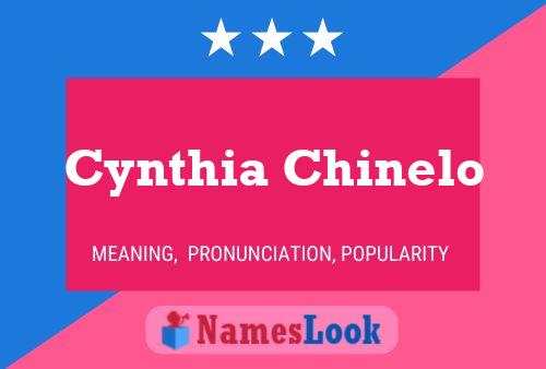 Poster del nome Cynthia Chinelo