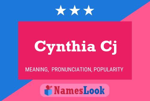 Poster del nome Cynthia Cj