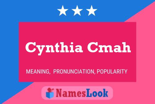 Poster del nome Cynthia Cmah