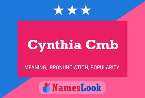 Poster del nome Cynthia Cmb