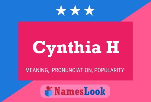 Poster del nome Cynthia H