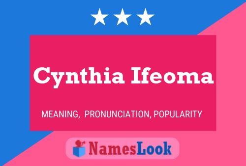 Poster del nome Cynthia Ifeoma