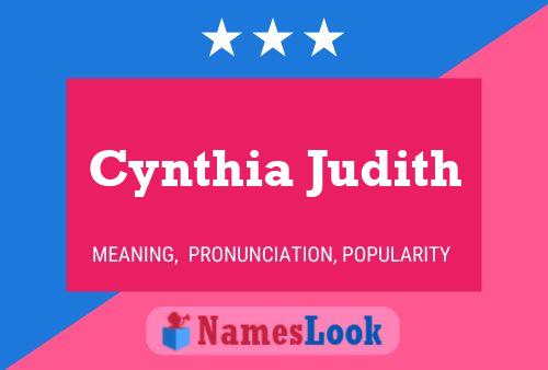 Poster del nome Cynthia Judith