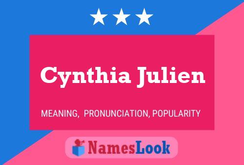 Poster del nome Cynthia Julien