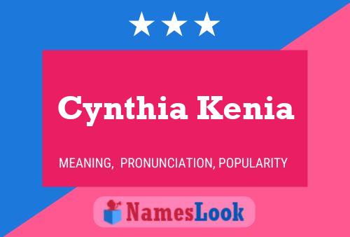 Poster del nome Cynthia Kenia