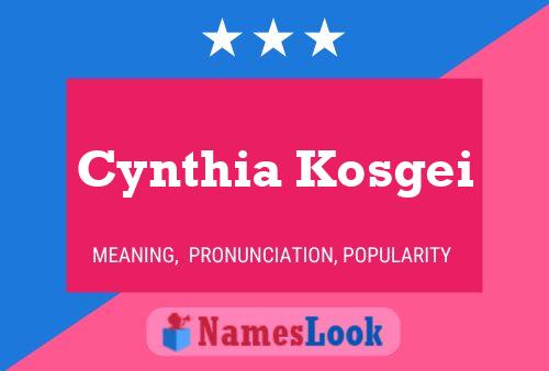 Poster del nome Cynthia Kosgei