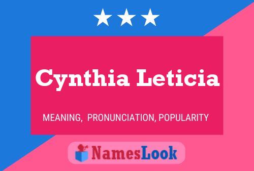 Poster del nome Cynthia Leticia