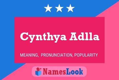 Poster del nome Cynthya Adlla