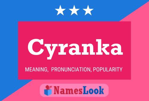 Poster del nome Cyranka