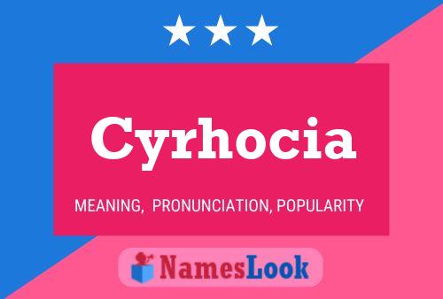 Poster del nome Cyrhocia