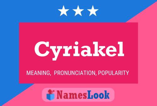 Poster del nome Cyriakel