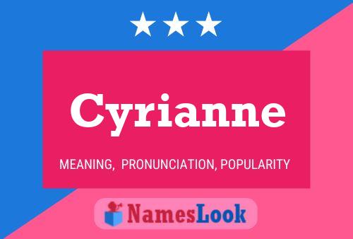 Poster del nome Cyrianne