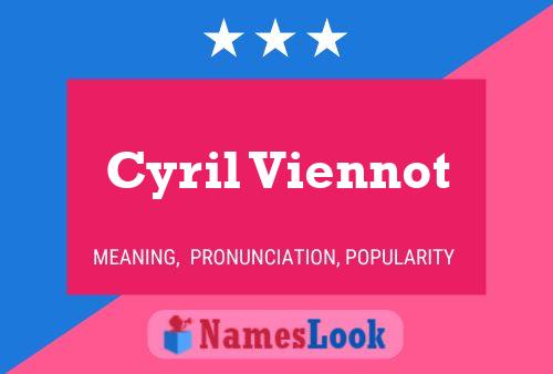 Poster del nome Cyril Viennot