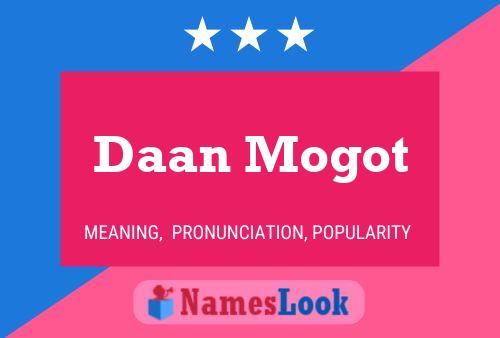 Poster del nome Daan Mogot