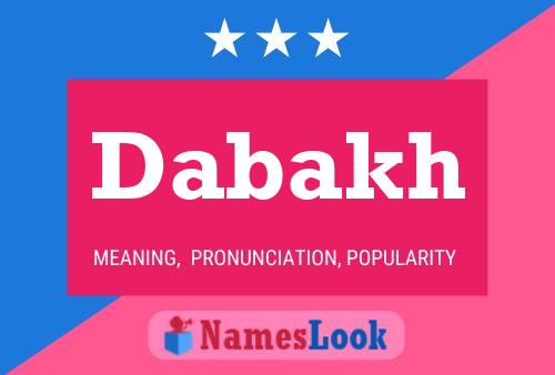 Poster del nome Dabakh