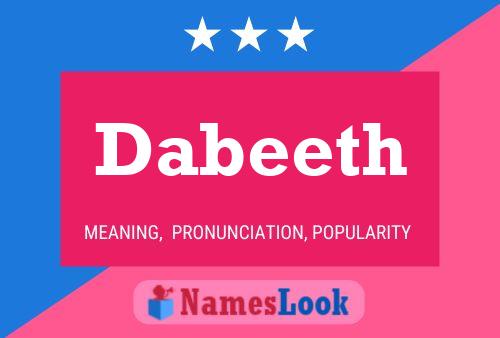 Poster del nome Dabeeth