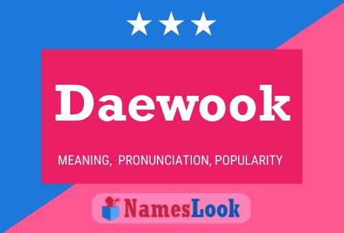 Poster del nome Daewook