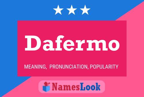 Poster del nome Dafermo