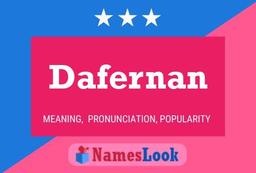 Poster del nome Dafernan