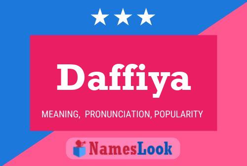 Poster del nome Daffiya