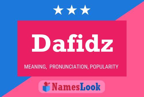 Poster del nome Dafidz