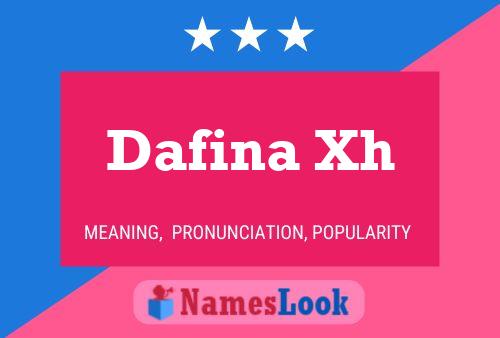 Poster del nome Dafina Xh