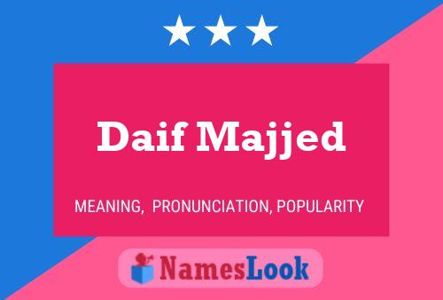 Poster del nome Daif Majjed