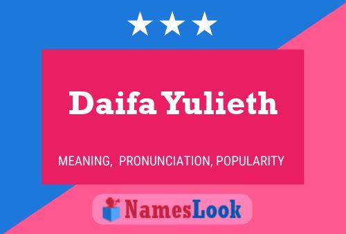 Poster del nome Daifa Yulieth