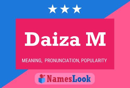 Poster del nome Daiza M