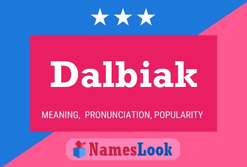 Poster del nome Dalbiak