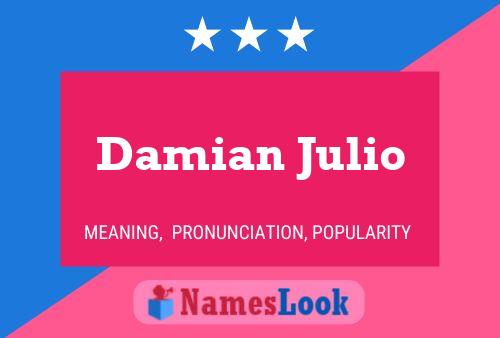 Poster del nome Damian Julio