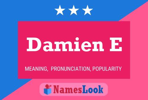 Poster del nome Damien E