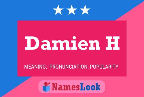 Poster del nome Damien H