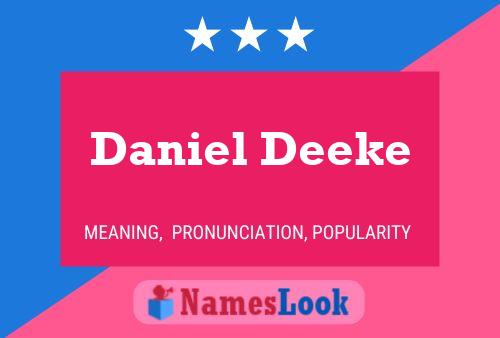 Poster del nome Daniel Deeke