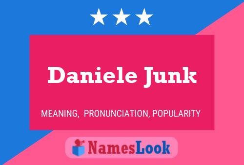 Poster del nome Daniele Junk